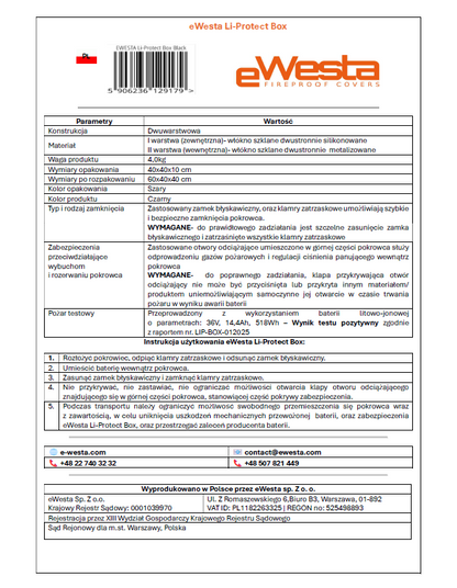 eWesta Li-Protect Box Black [EAN 5906236129179]